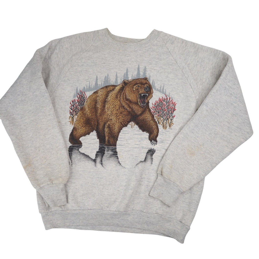 Vintage Grizzley Bear Graphic Sweatshirt - L