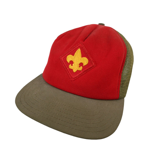 Vintage Boy Scouts of America Fleur-de-lis Trucker Hat - OS