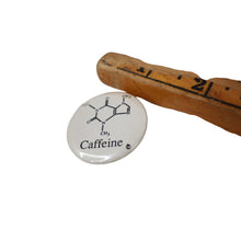 Load image into Gallery viewer, Vintage Caffeine Molecule Pin - 1"