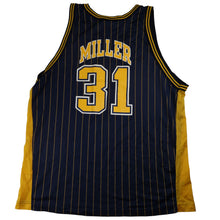 Load image into Gallery viewer, Vintage 90s Champion Indiana Pacers #31 Reggie Miller Pinstripe Jersey - XL