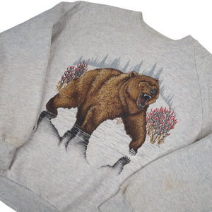 Vintage Grizzley Bear Graphic Sweatshirt - L