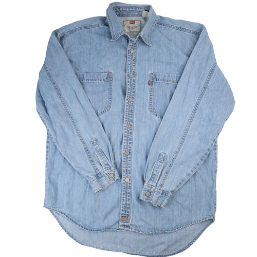 Vintage Levi's Red Tab Denim Button Down Shirt - L