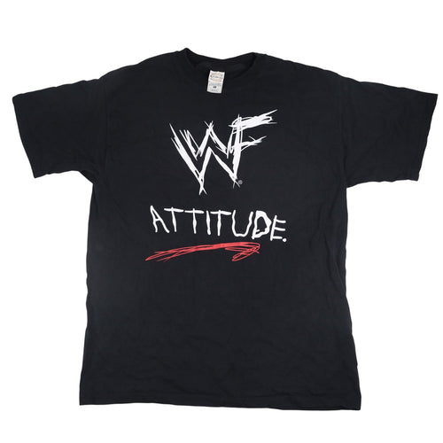 Vintage WWF Attitude Come Get Some Graphic T Shirt - XL