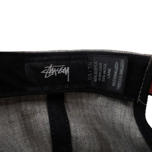 Stussy Wool Blend Classic Logo Snapback Hat - OS