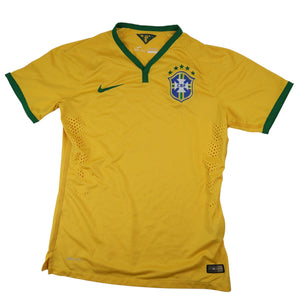 2014 Authentic Nike CBF Brazil Soccer Jersey - M
