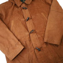 Load image into Gallery viewer, Vintage Orvis Nubuck Leather Toggle Duffle Coat - L