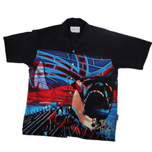 Load image into Gallery viewer, Vintage Y2k Dragonfly Pink Floyd The Wall Button Up Tour Shirt - L