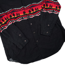 Load image into Gallery viewer, Vintage Express Riders Southwestern Cowboys Pearl Snap Down Shirt - XXL
