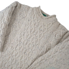 Load image into Gallery viewer, Vintage Inisfree Chunky Cable Knit Fishermans Sweater - XL