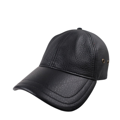 Vintage Stetson Peyton Leather Baseball Cap - OS