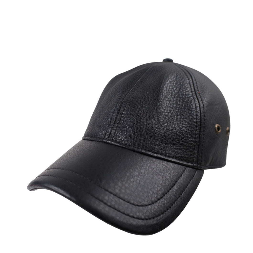 Vintage Stetson Peyton Leather Baseball Cap - OS