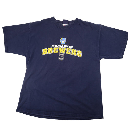 Vintage Majestic Wilwaukee Brewers Graphic T Shirt - 2XL