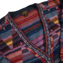 Load image into Gallery viewer, Vintage Eddie Bauer Geometric Pattern Wool Cardigan Sweater - XL