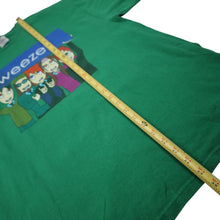 Load image into Gallery viewer, Vintage Y2k Weezer Cartoon Group Photo Band Tee - L