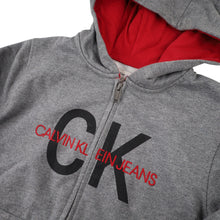 Load image into Gallery viewer, Vintage Y2k Calvin Klein Embroidered Spellout Full Zip Hoodie - WMNS S