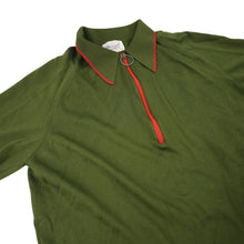 Load image into Gallery viewer, True Vintage 60s Donegal Coleseta Knit Zipper Polo Shirt - M