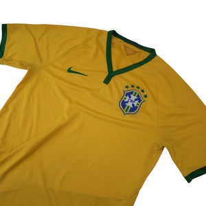 2014 Authentic Nike FCB Brazil Soccer Jersey - M