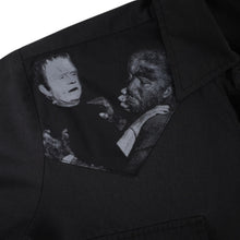 Load image into Gallery viewer, Vintage Y2k Felon Pearl Snapdown Frankenstein Graphics Rockabilly Shirt - XL