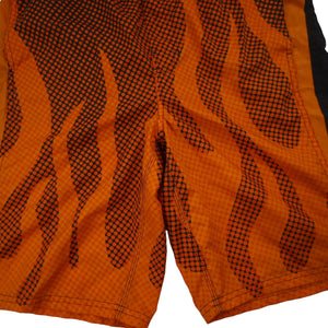 Vintage Y2k Nike Flame Swim Shorts - S