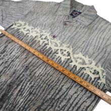 Load image into Gallery viewer, Vintage Y2k Baja Banana Tribal Allover Print Button Up Shirt - M