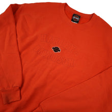 Load image into Gallery viewer, Vintage Harley Davidson Embossed Spellout Sweatshirt - XL