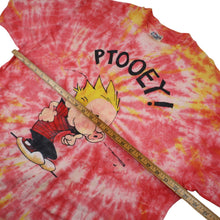 Load image into Gallery viewer, Vintage Calvin and Hobbes Graphic Tie Dyed Graphic T Shirt - XL