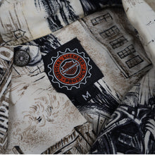 Load image into Gallery viewer, Vintage Harley Davidson x Tori Richards Allover Print Viscose Button Up Shirt - M