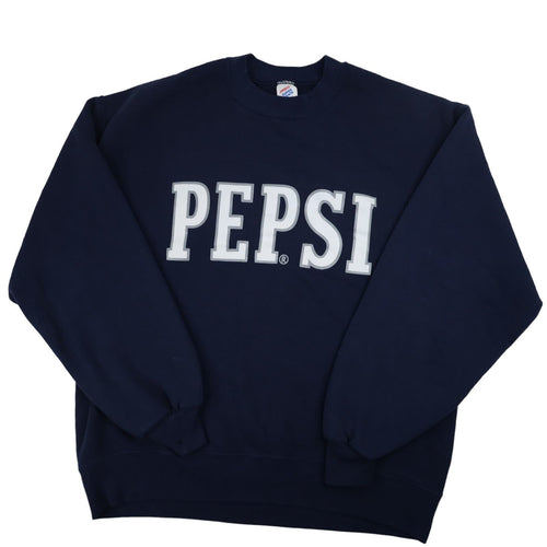 Vintage Pepsi Spellout Sweatshirt - L