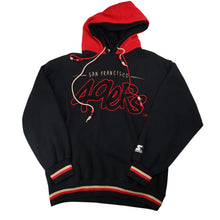 Load image into Gallery viewer, Vintage 90s Starter San Francisco 49ers Double Hood Hoodie - L