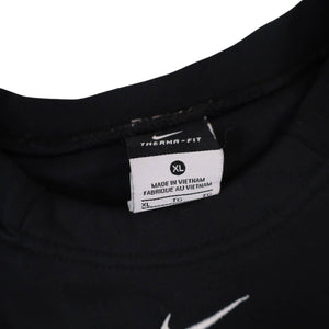 Vintage Nike Center Mini Swoosh Therma Fit Sweatshirt - XL