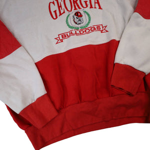 Vintage Logo 7 Georgia Bulldogs Embroidered Sweatshirt