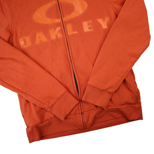 Oakley Full Zip Graphic Spellout Hoodie - L