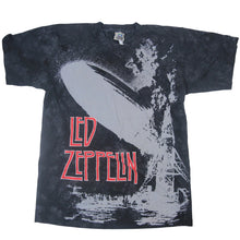 Load image into Gallery viewer, Vintage Liquid Blue Led Zepplin Graphic T Shirt - M