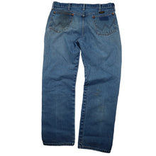 Load image into Gallery viewer, Vintage Wrangler Distressed Patched Denim Jeans - 34"x30"