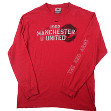 Load image into Gallery viewer, Vintage Nike Manchester United Long Sleeve Graphic T Shirt - M