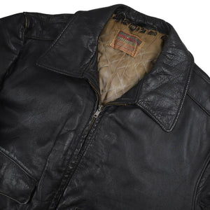 Vintage 50s Californian Selected Steerhide Leather Motorcycle Riders Jacket - S