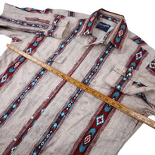 Load image into Gallery viewer, Vintage Wrangler Aztec Pearl Snap Western Shirt - XL