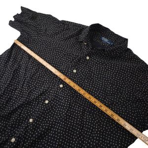 Vintage Polo Ralph Lauren Allover Print Linen Button Down Shirt - XL