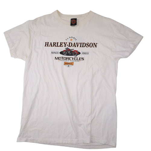 Vintage Harley Davidson Motorcycle Graphic T shirt - L