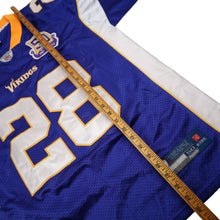 Load image into Gallery viewer, Reebok Minnesota Viking Adrian Peterson 50th Anniversary All Sewn Jersey - XL