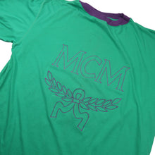 Load image into Gallery viewer, Vintage MCM Brand Embroidered Spellout Logo Shirt