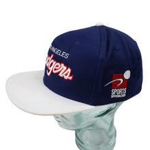 Load image into Gallery viewer, Vintage Sport Specialties Los Angeles Dodgers Script Spellout Snapback Hat - OS