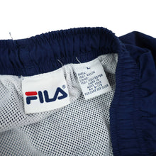 Load image into Gallery viewer, Vintage 90s Fila Spellout Swim Trunks - L