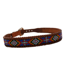 Load image into Gallery viewer, Vintage 1991 Eddie Bauer Native Art Beaded Belt - 26"/30"
