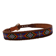 Load image into Gallery viewer, Vintage 1991 Eddie Bauer Native Art Beaded Belt - 26&quot;/30&quot;