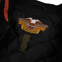 Load image into Gallery viewer, Vintage Harley Davidson Spellout Quilted Bomber Jacket - XL