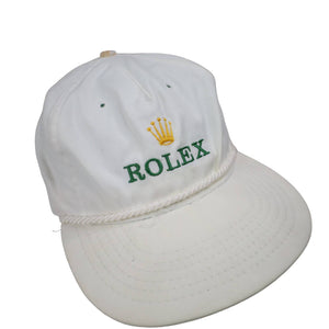 Vintage Rolex Leather Strap Back Hat - OS