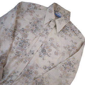 Vintage Meryn's Mark II Allover Floral Print Pearl Snapdown Western Shirt - M