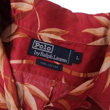 Load image into Gallery viewer, Vintage Polo Ralph Lauren Allover Bamboo Floral Print Hawaiian Shirt - L