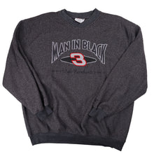 Load image into Gallery viewer, Vintage Chase Authentics Dale Earnhardt Man in Black Embroidered Sweatshirt - XL